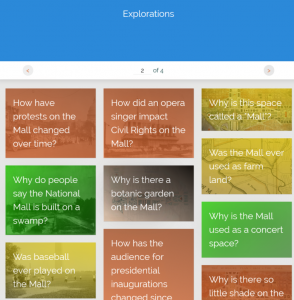Explorations rotate on the browse page.