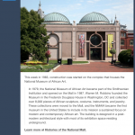 Screencap of a post on tumblr displaying the National Museum of African Art photograph and text.